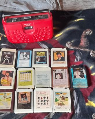 Stereo8 panasonic piu 19 cassette  elvis presley
