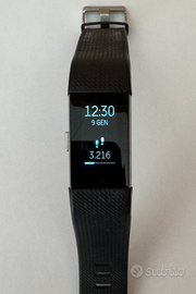 Smartband Fitbit Charge 2 Nero con Cardiofrequenzi