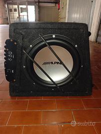 Subwoofer ALPINE + Subwoofer TEC per Auto