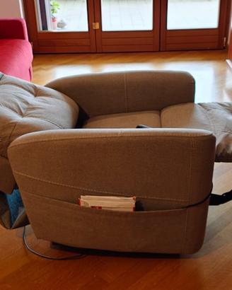 poltrona elettrica reclinabile