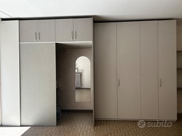 Camera con armadio a ponte