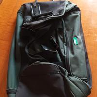 BORSONE  DA VIAGGIO "TROLLEY"IN TESSUTO+ACCESSORI