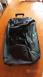BORSONE  DA VIAGGIO "TROLLEY"IN TESSUTO+ACCESSORI
