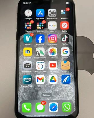 Iphone X 256 gb grigio siderale, batteria orig 80%