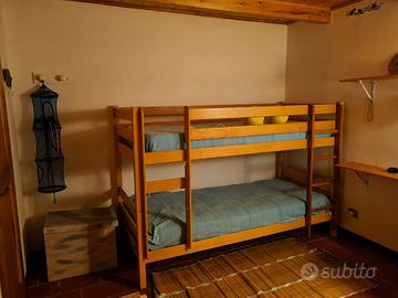 Letto a castello in legno
