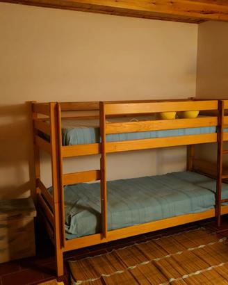 Letto a castello in legno