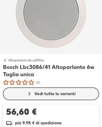 bosch lbc30864 autoparlante