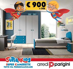 Cameretta a composizione - colori a scelta