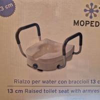 Rialzo per water con braccioli