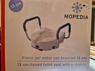 Rialzo per water con braccioli