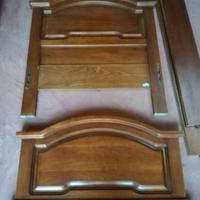 letto una piazza in legno massello arte povera