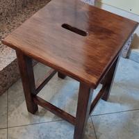 sgabelli in legno 