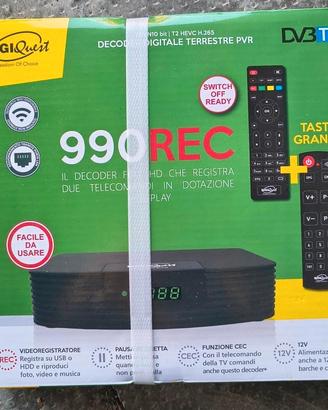 Decoder Digitale Terrestre DigiQuest 990 REC