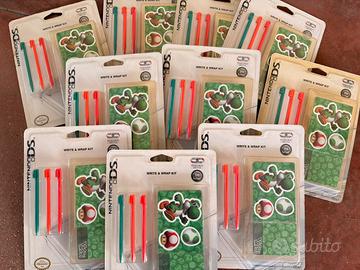 10 pezzi - write & wrap kit - nintendo ds yoshy
