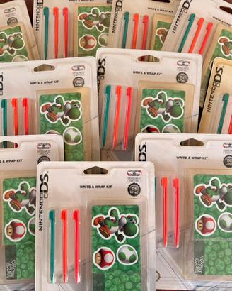 10 pezzi - write & wrap kit - nintendo ds yoshy