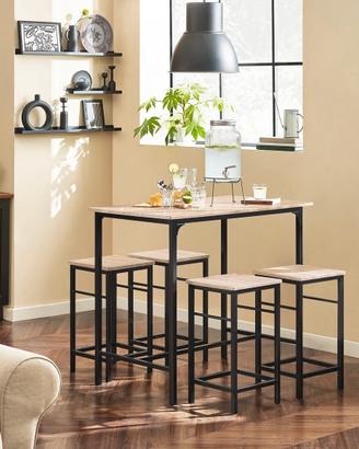 Tavolo cucina con sgabelli