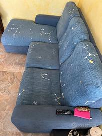 Divano con penisola e seduta relax  240x180cm