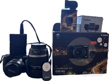 Canon Eos M3 con tutto il corredo piu accessori