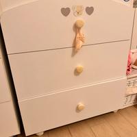 Cassettiera fasciatoio mobili multifunzionali