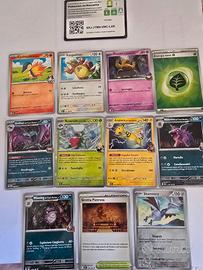 Carte pokemon anno 2025 tra rare e comuni
