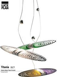 Titania Luceplan lampada di design Meda/Rizzatto