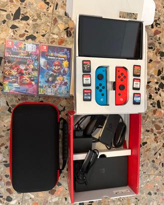 Nintendo Switch Oled 64GB completa con giochi