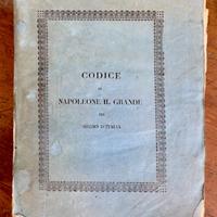 Edizione originale del Codice di Napoleone