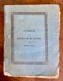 Edizione originale del Codice di Napoleone
