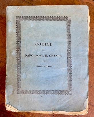 Edizione originale del Codice di Napoleone