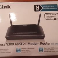 Modem telefonico marca D-Link mod. DSL-2750B