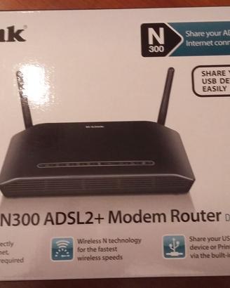 Modem telefonico marca D-Link mod. DSL-2750B