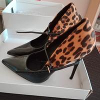 Scarpe décolleté leopardate 