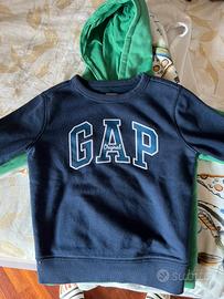 5 felpe con cappuccio tg. 8/9 anni