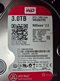 HD WD Red 3 Tb usati