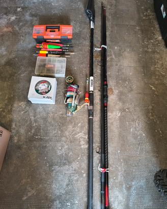 canne pesca  storione 