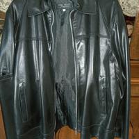 GIACCA IN VERA PELLE NERA UOMO