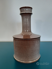 Vaso bottiglia Franco Bucci ceramica Anni '70