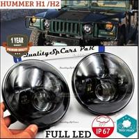 Coppia FARI Anteriori LED PER Hummer H1 H2 6500K