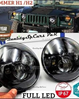 Coppia FARI Anteriori LED PER Hummer H1 H2 6500K