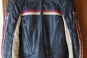 Giacca Triumph in pelle " cafè racer ".