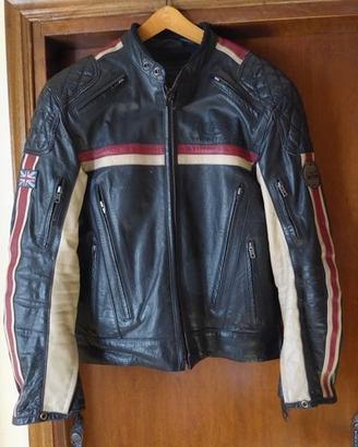 Giacca Triumph in pelle " cafè racer ".