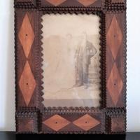 Cornice Tramp Art americana primi '900