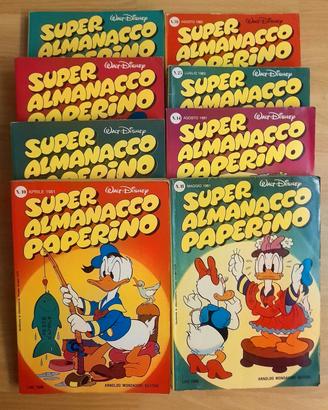 Lotto fumetti Super Almanacco Paperino
