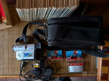 Samsung VP-L800 Hi8 Camcorder + 2 nastri + cavi