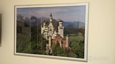 Puzzle quadro con cornice castello Neuschwanste