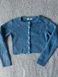 Maglione Crop Top blue baby- Terranova