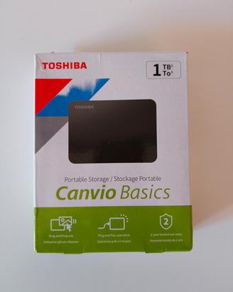 Toshiba Canvio Basics 2022 1TB, 2,5" HDD Esterno