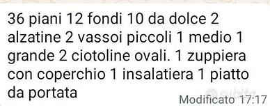 Servizio piatti S.C Richard 36 pezzi.