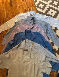 Camicie uomo righe blu e bianche