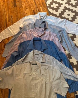 Camicie uomo righe blu e bianche